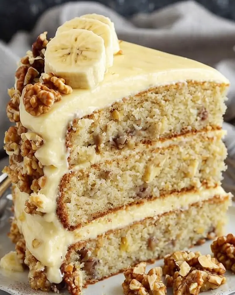 Easy Banana Walnut Dream Cake – Ready in 30 Minutes