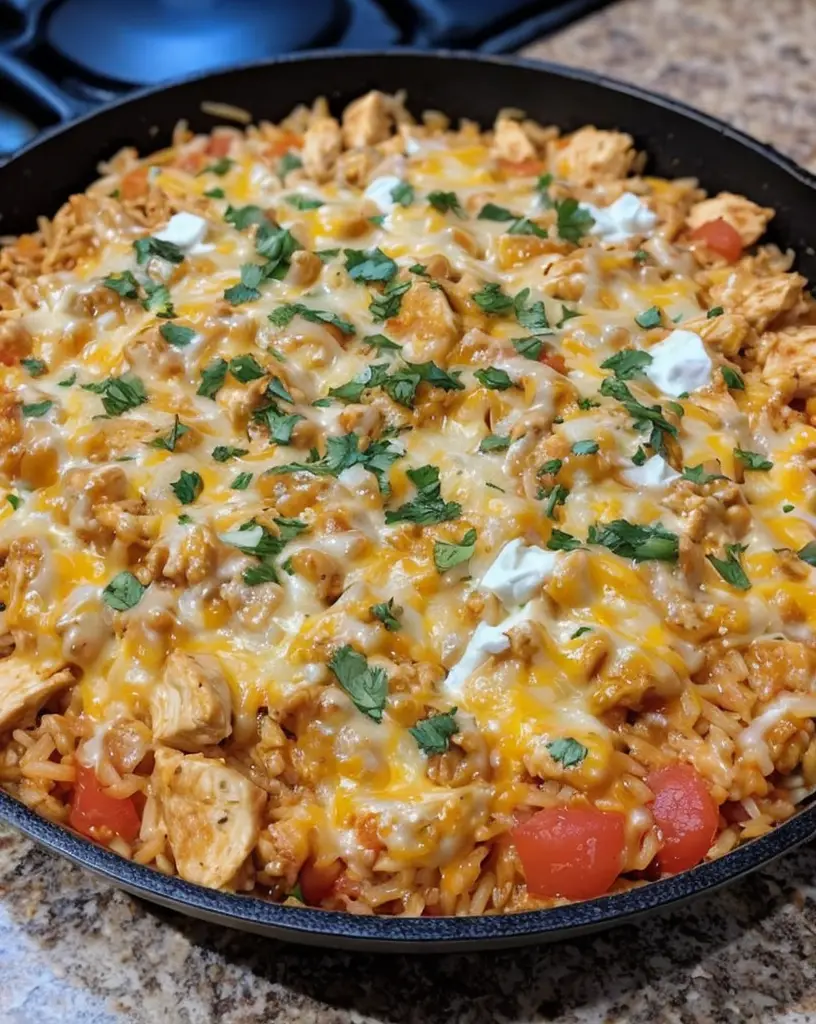 Easy Cheesy Chicken Taco Rice – Family Favorite Recipe