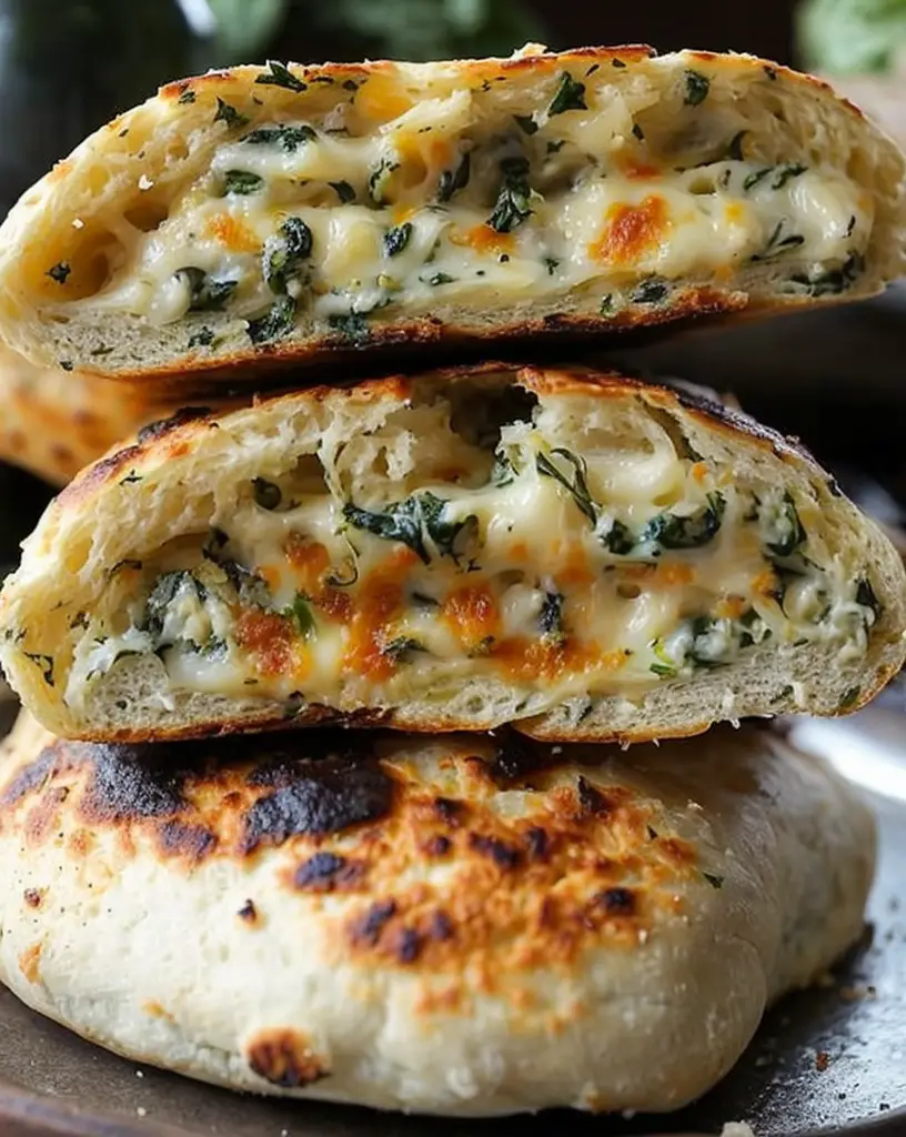 Easy Cheesy Spinach Stuffed Bread Recipe (Family Favorite)