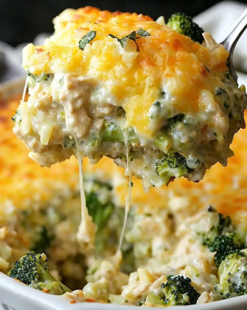 Quick Chicken Broccoli Rice Casserole – Family Favorite