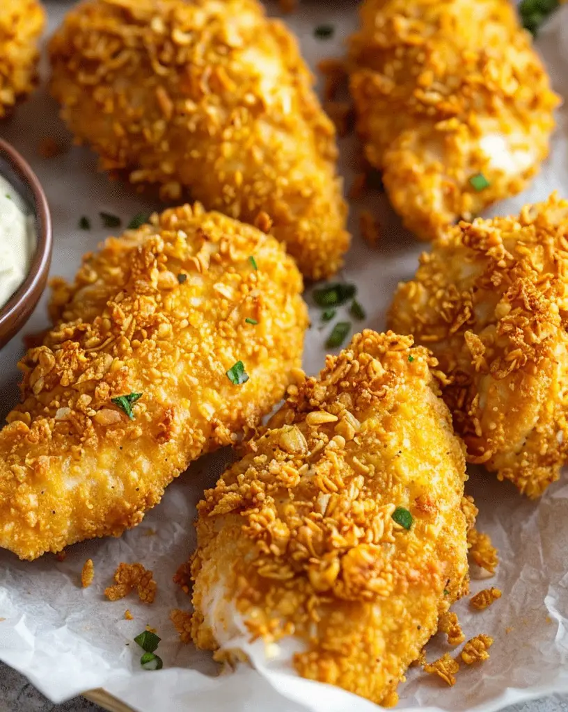 Crunchy Cornflake Chicken Tenders – Easy Family Favorite Recipe