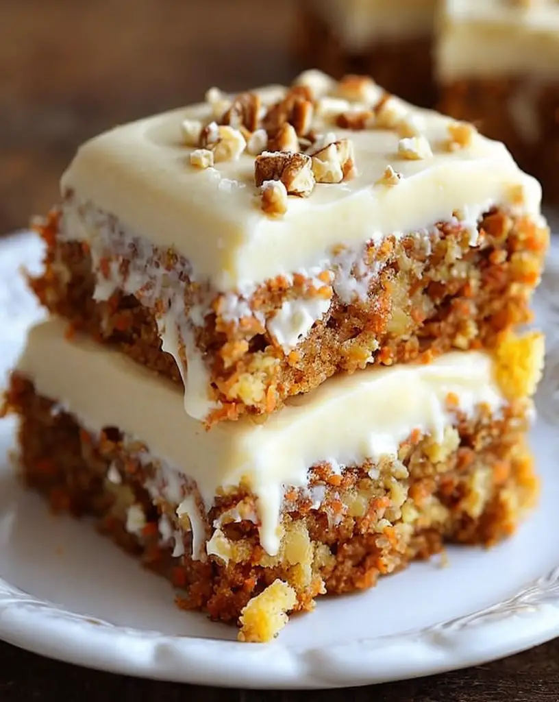 Decadent Carrot Cake Bars – Best Recipe with Cream Cheese Frosting