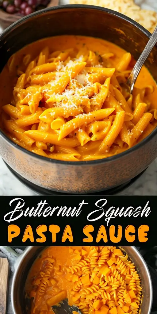 Easy Creamy Butternut Squash Pasta Sauce – Ready in 30 Minutes