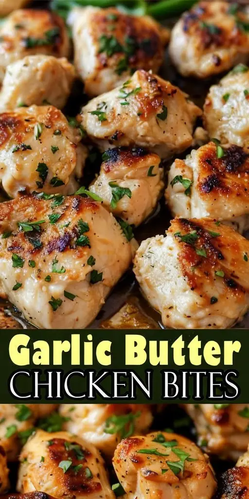 Easy Garlic Butter Chicken Bites – Ready in 30 Minutes