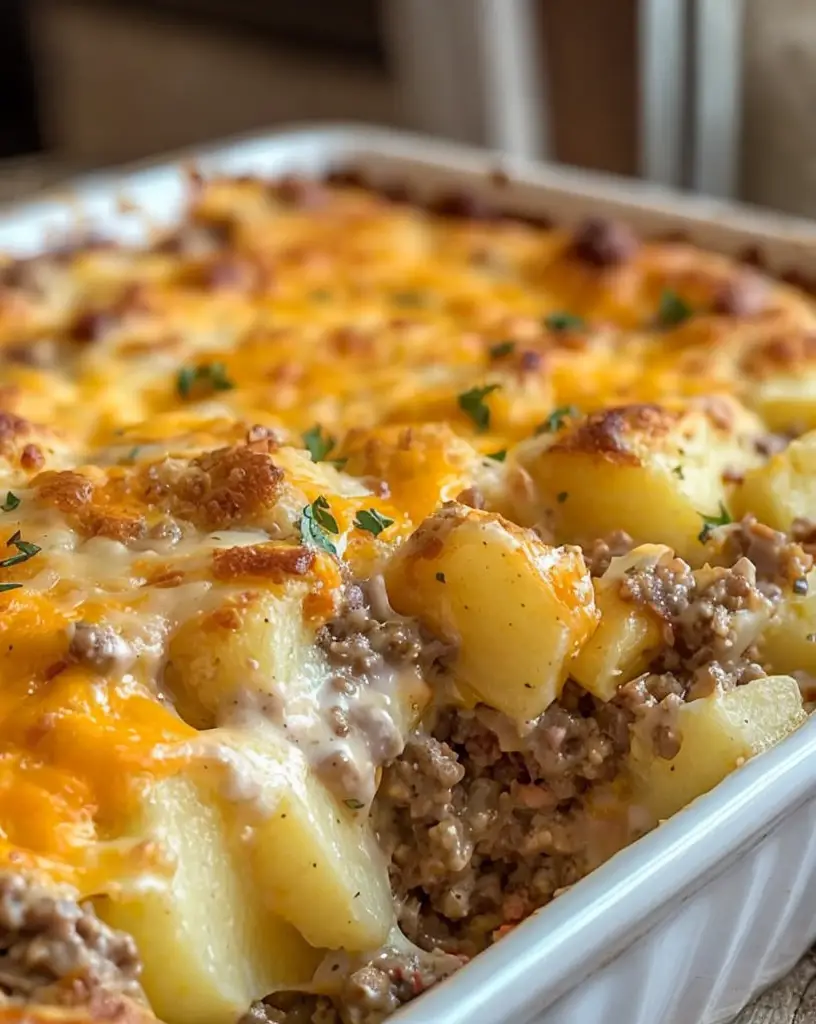 Easy Hamburger Potato Casserole – Family Favorite Recipe