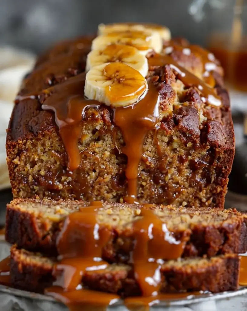 Easy Salted Caramel Banana Bread Recipe – Quick and Delicious