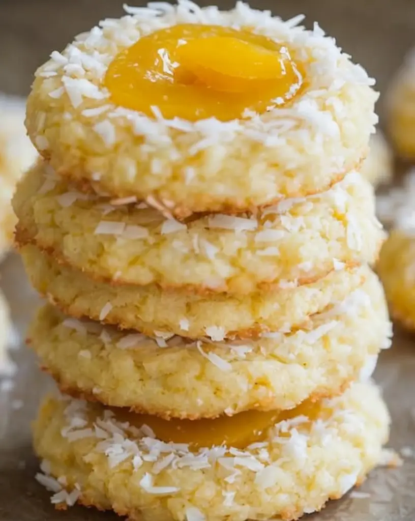 Easy Hawaiian Pineapple Coconut Thumbprint Cookies – Ready in 30 Minutes