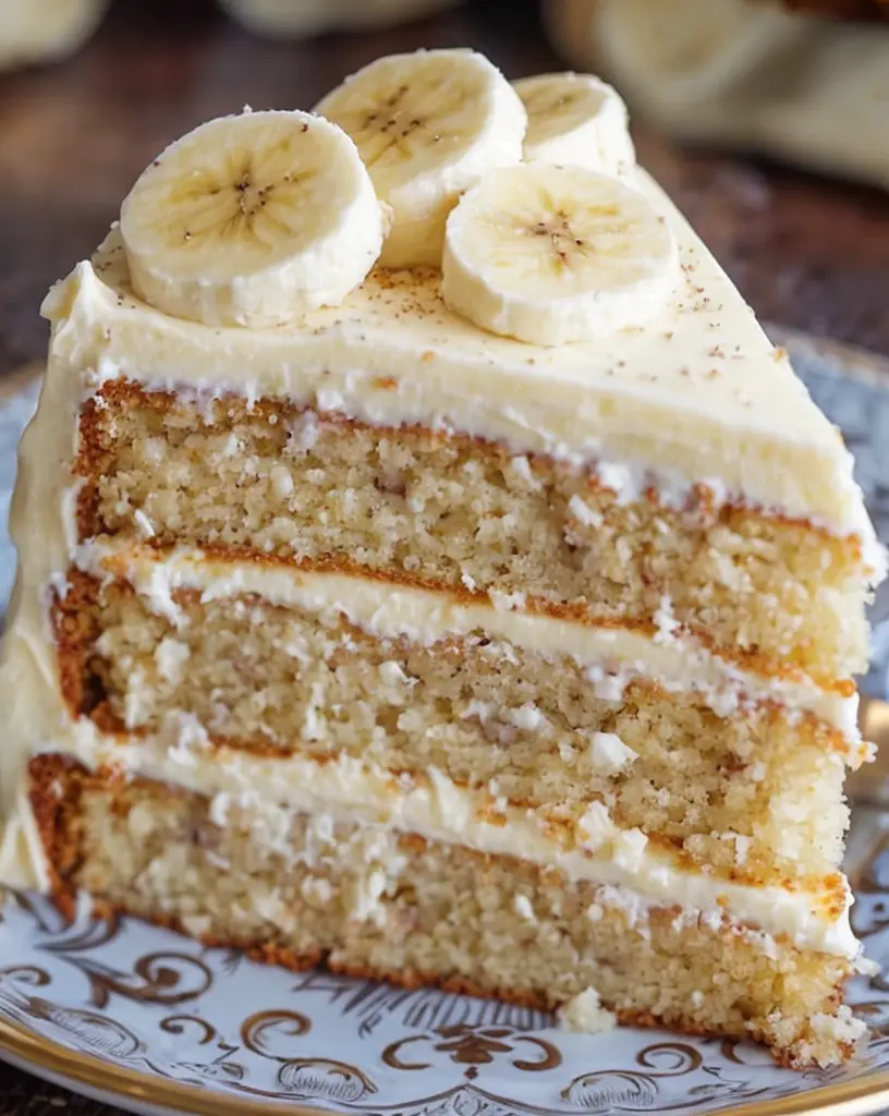 Ultimate Heavenly Banana Cake with Cream Cheese Frosting – Family Favorite