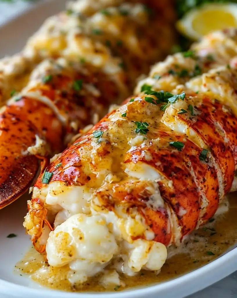 Indulge in Luxurious Creamy Garlic Butter Lobster Tails Recipe