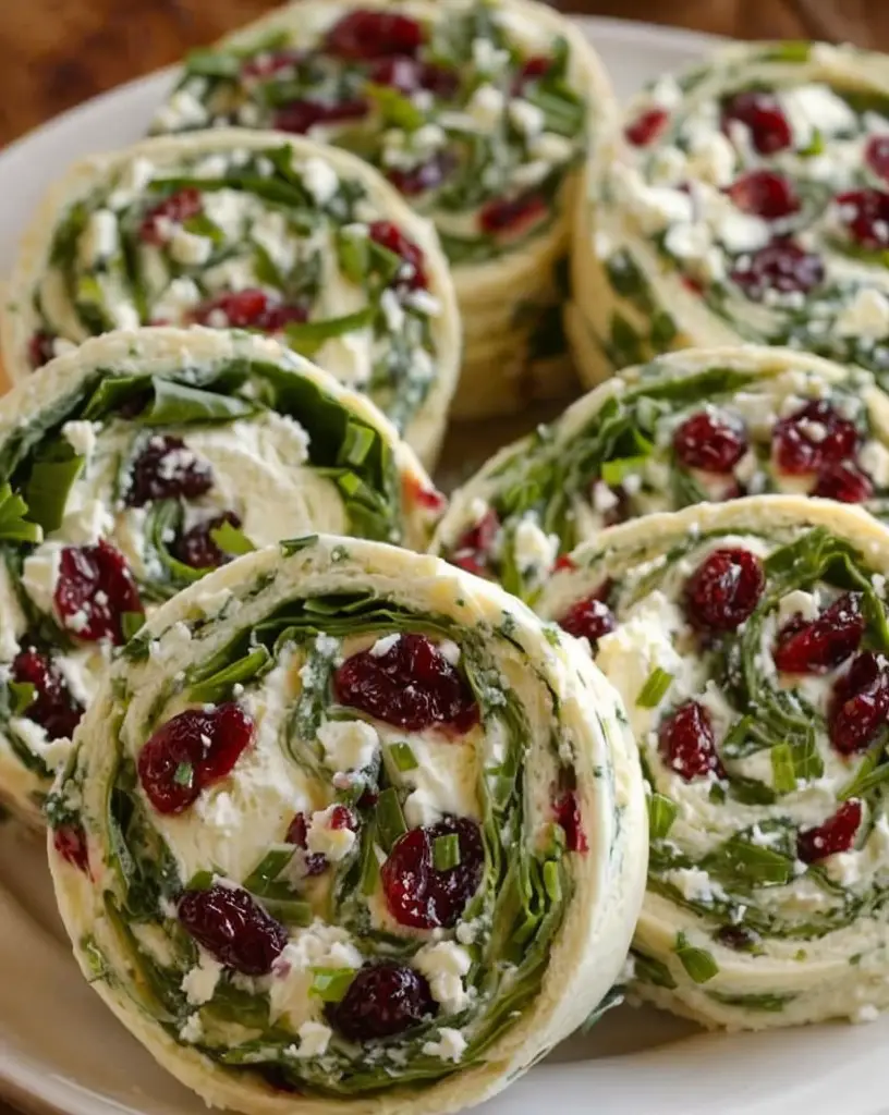 Irresistible Cranberry Feta Pinwheels – Easy and Quick Family Favorite