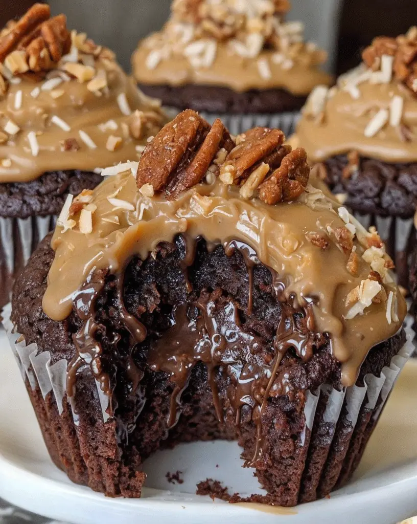 Irresistible German Chocolate Cupcakes – Easy Family Favorite