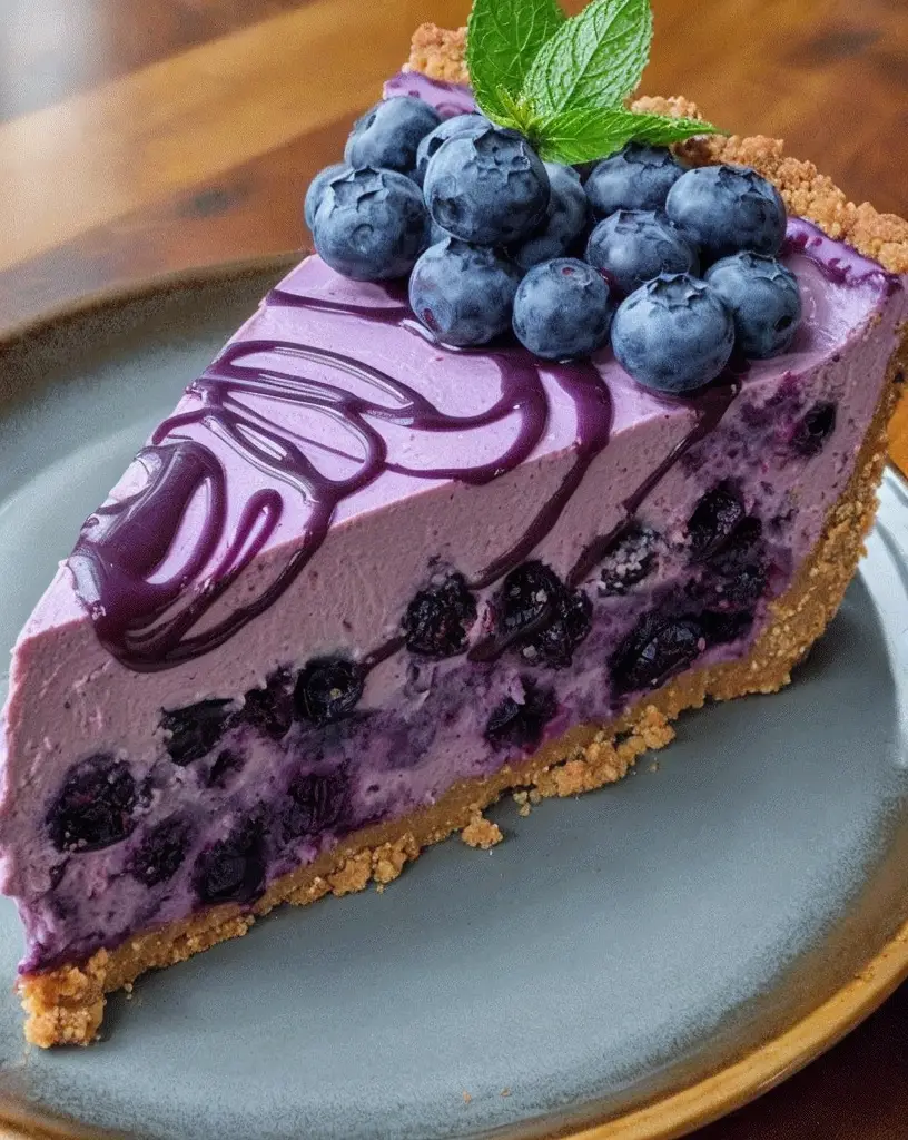 Irresistible No Bake Blueberry Dream Cheesecake – Easy & No-Bake