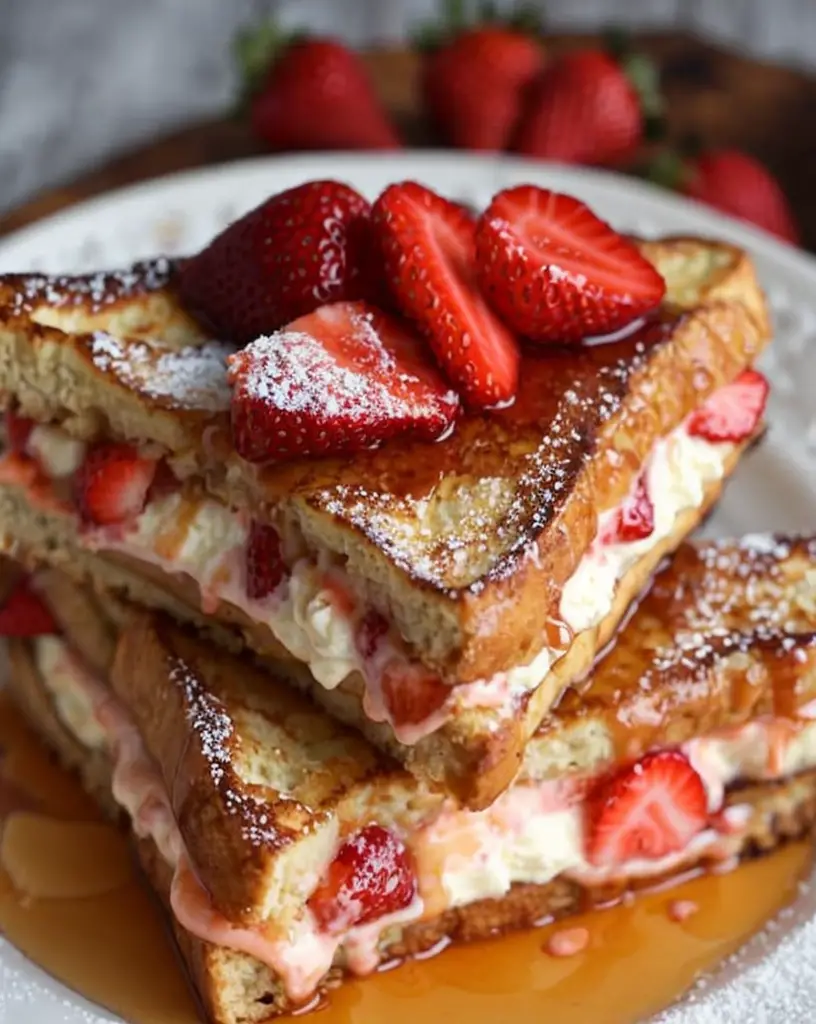 Ultimate Strawberry Cheesecake Stuffed French Toast – Family Favorite Recipe