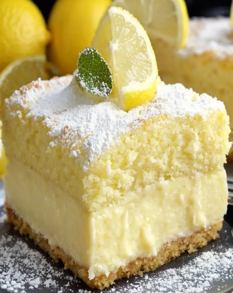 Easy Lemon Custard Cake Recipe – Ready in 30 Minutes