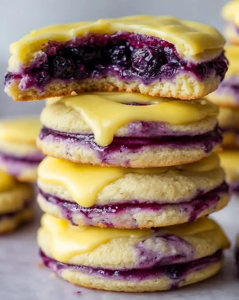 Luscious Blueberry Lemon Sandwich Cookies: Easy Homemade Recipe