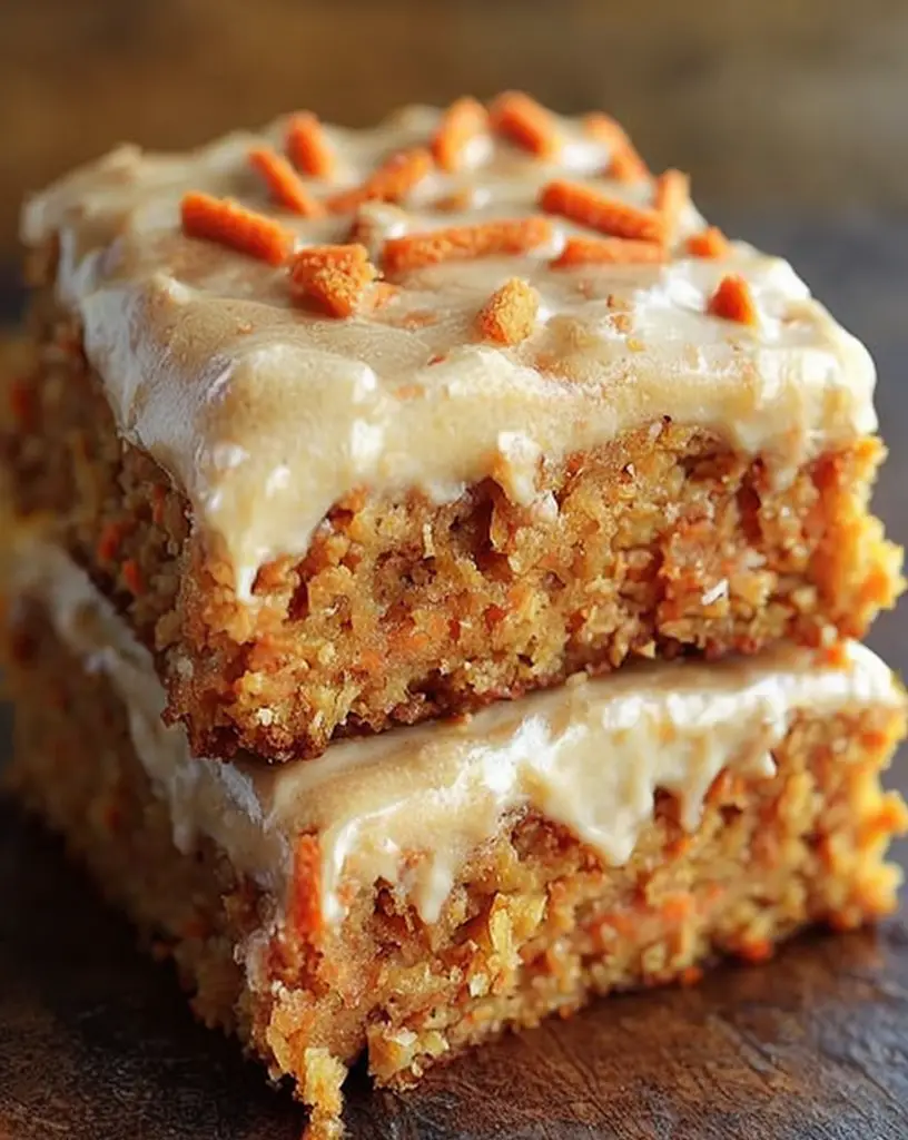 Luscious Carrot Bars with Maple Frosting – Best Family Favorite