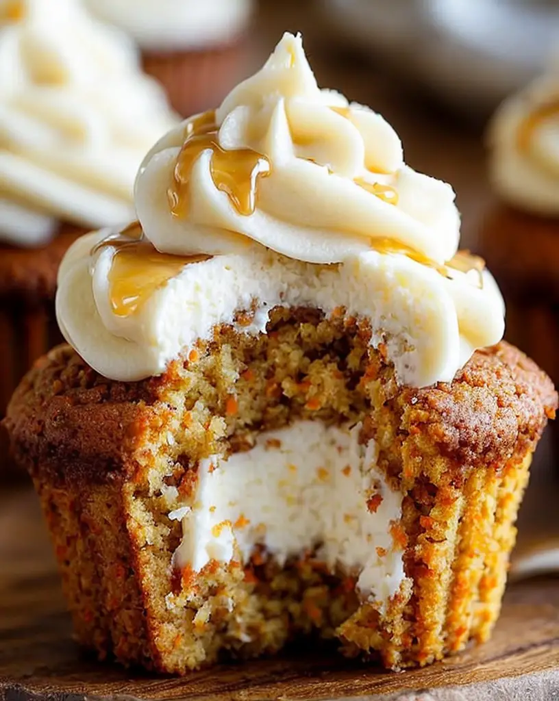 Ultimate Luscious Carrot Cake Cheesecake Cupcakes (No-Bake)