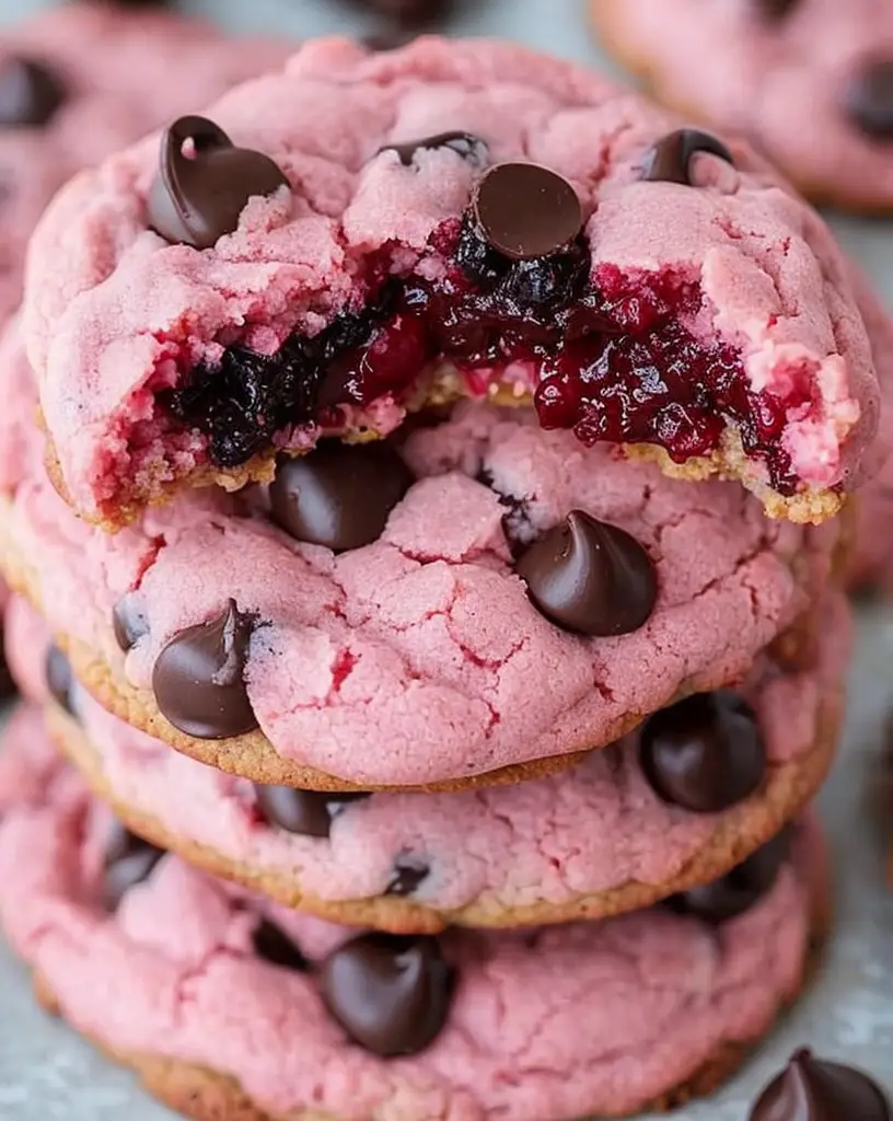 Easy Maraschino Cherry Chocolate Chip Cookies – Family Favorite