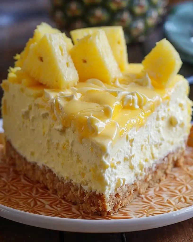 Ultimate Pineapple Heaven Cheesecake – No-Bake Family Favorite