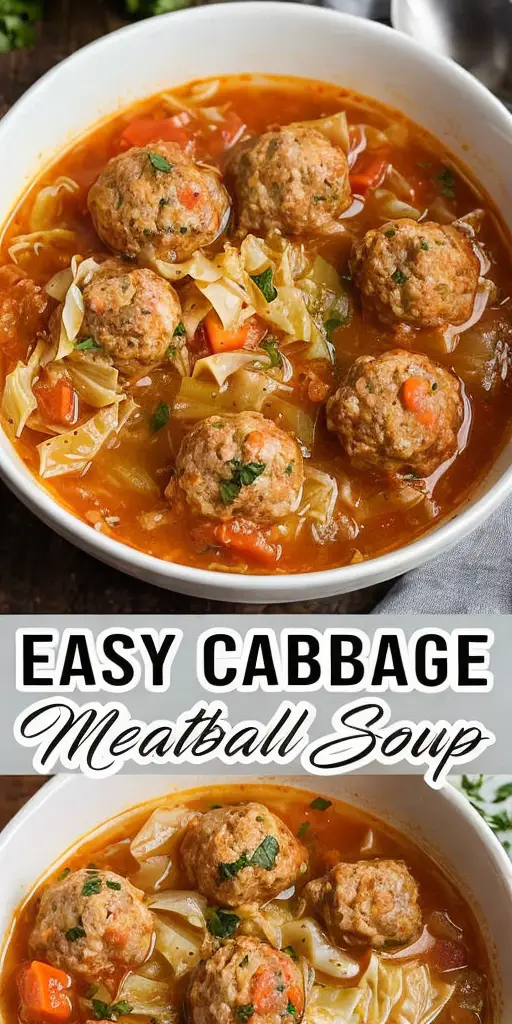 Quick Cabbage Meatball Soup – Ready in 30 Minutes