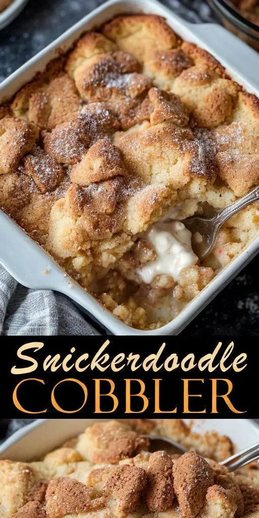 Quick Snickerdoodle Cobbler – Ready in 30 Minutes