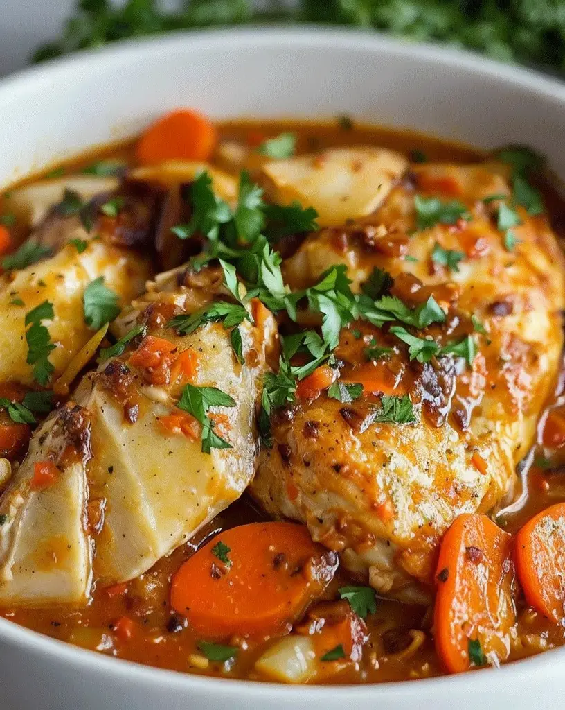 Ultimate Savory Chicken Stew with Carrots & Potatoes – Family Favorite