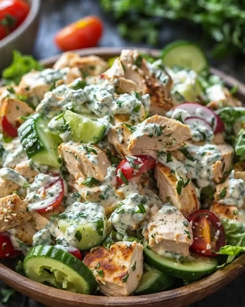 Easy Tzatziki Chicken Salad – Ready in 30 Minutes