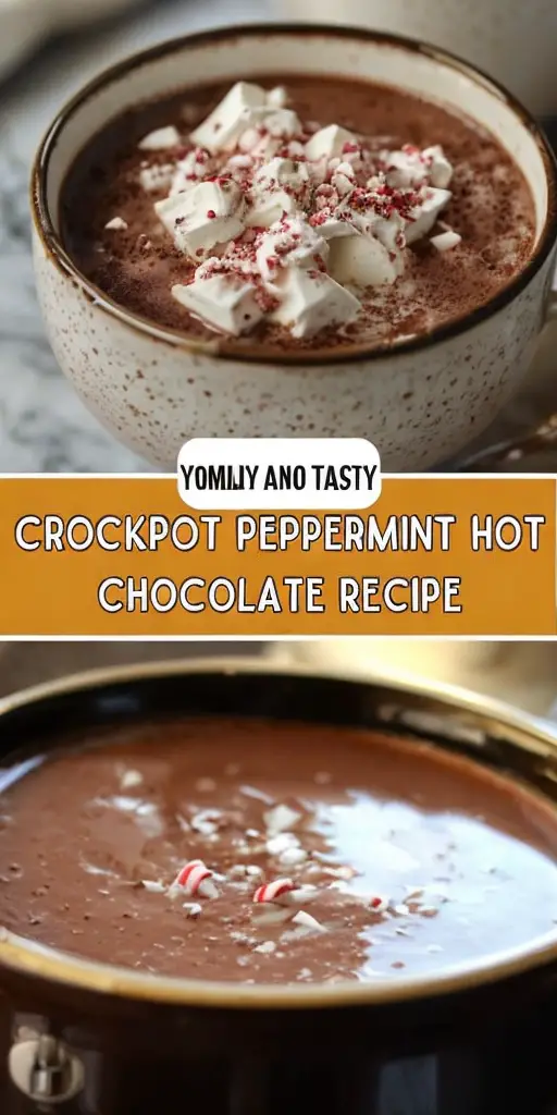 Ultimate Crockpot Peppermint Hot Chocolate – Family Favorite