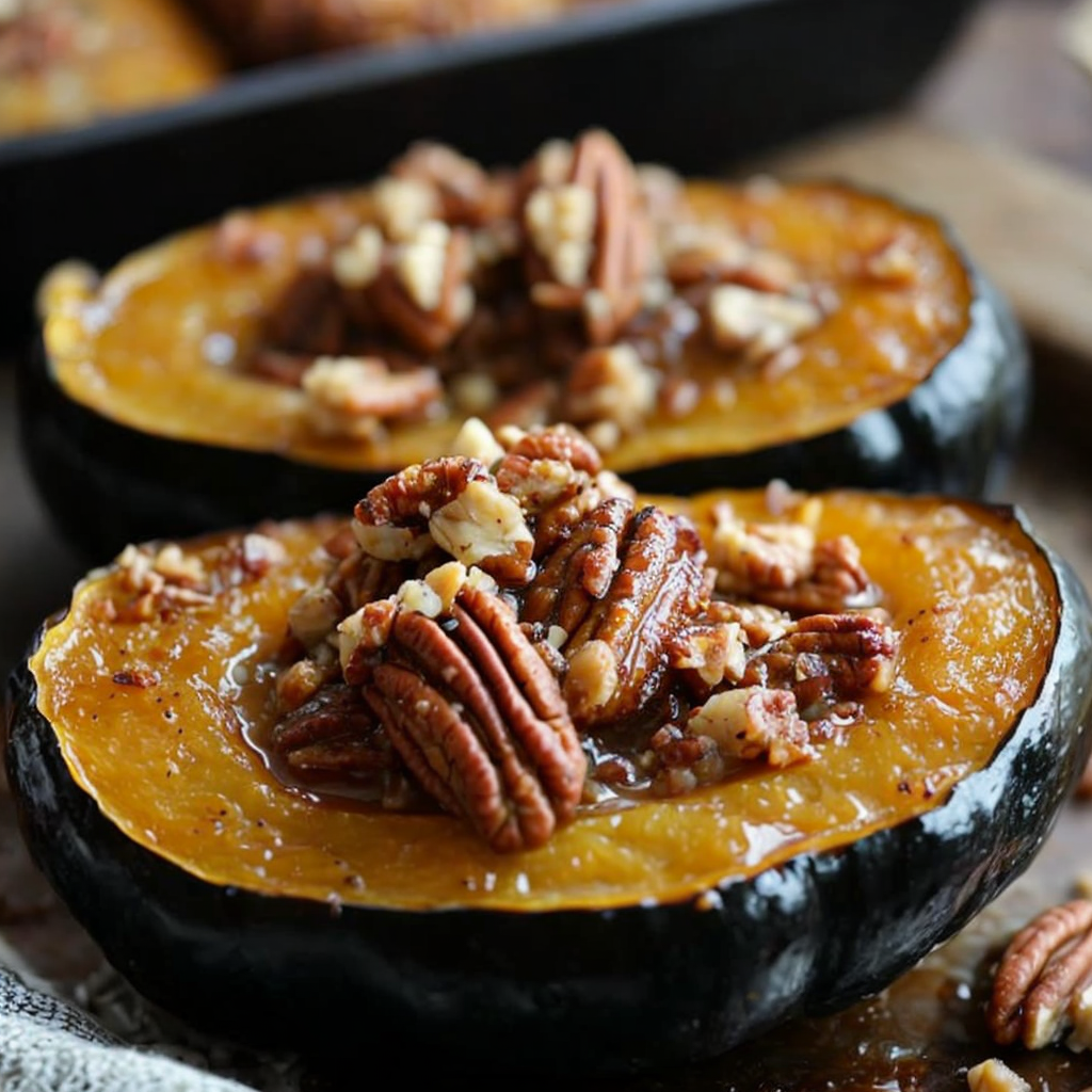 Ultimate Maple Pecan Roasted Acorn Squash – Ready in 30 Minutes