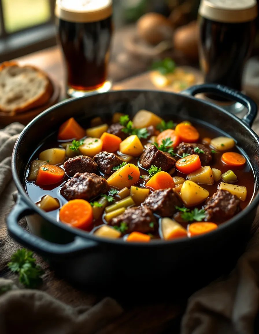 Classic Guinness Beef Stew - Perfect for St. Patrick's Day - receipster