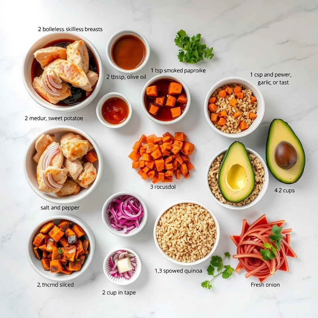bbq-chicken-roasted-sweet-potato-bowls