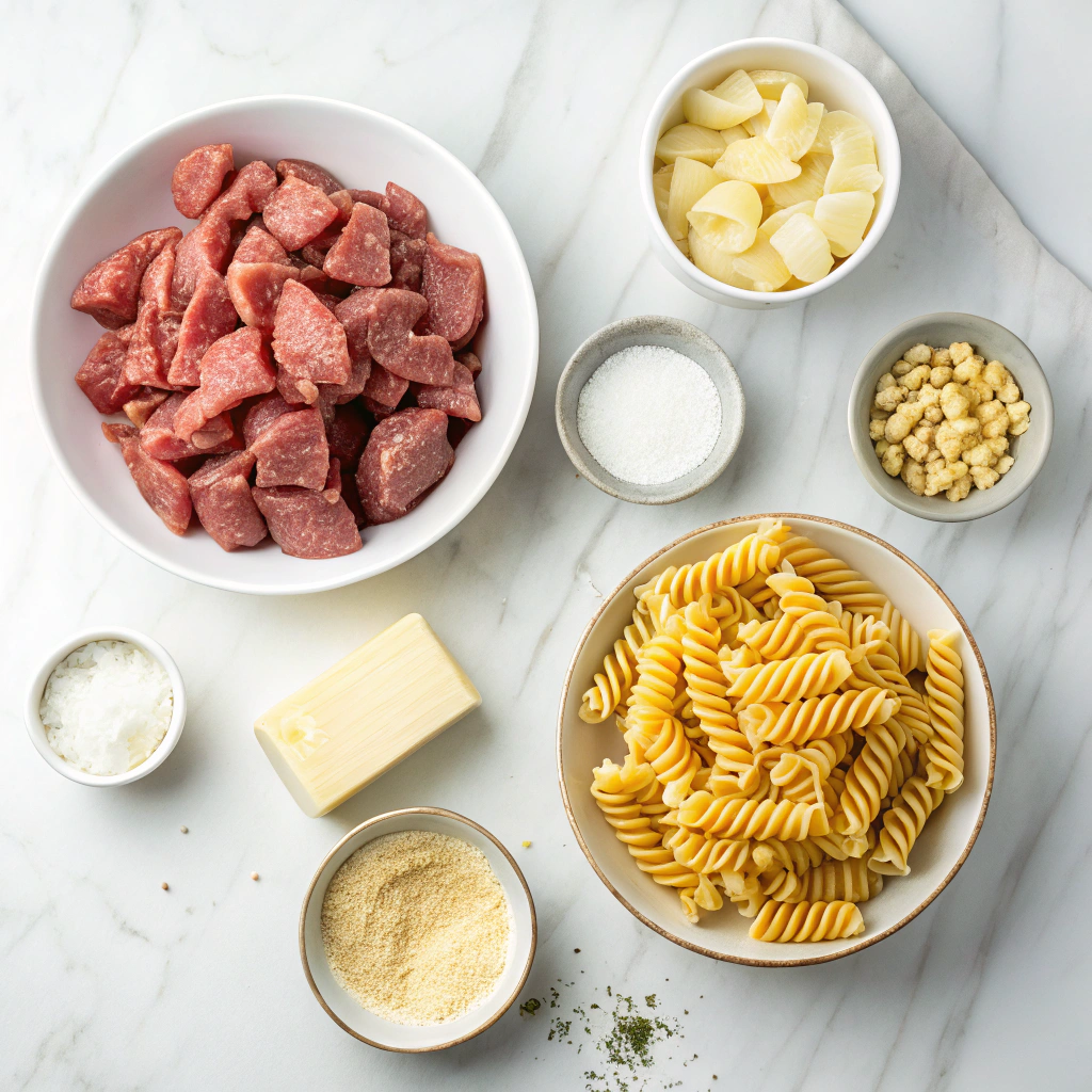 beef-rotini-garlic-parmesan-sauce